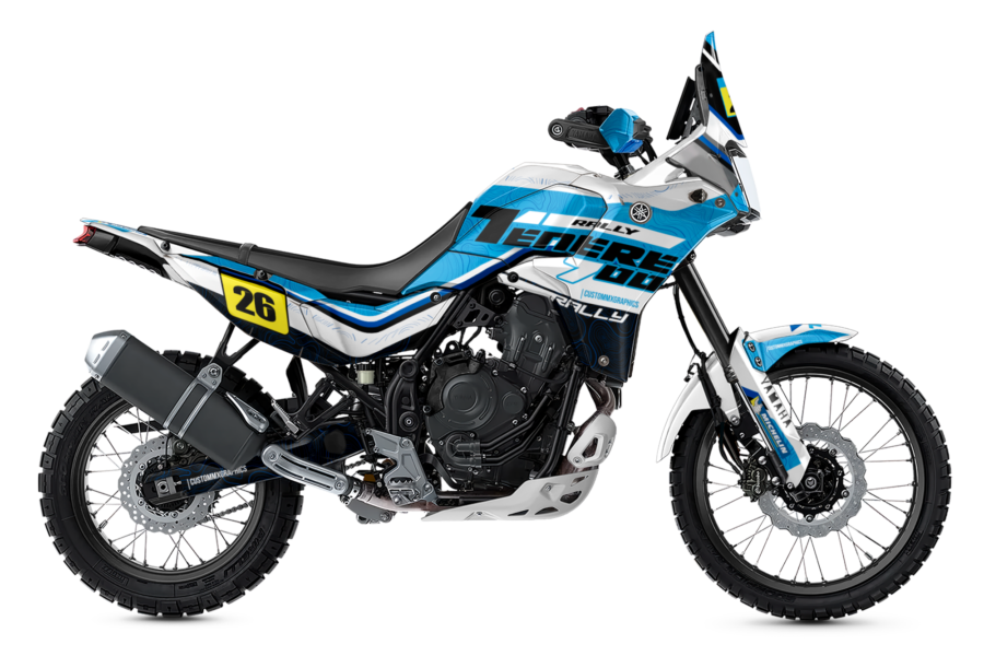 Topography Blue - Yamaha Tenere T7 / T700 Graphic kit (All years)