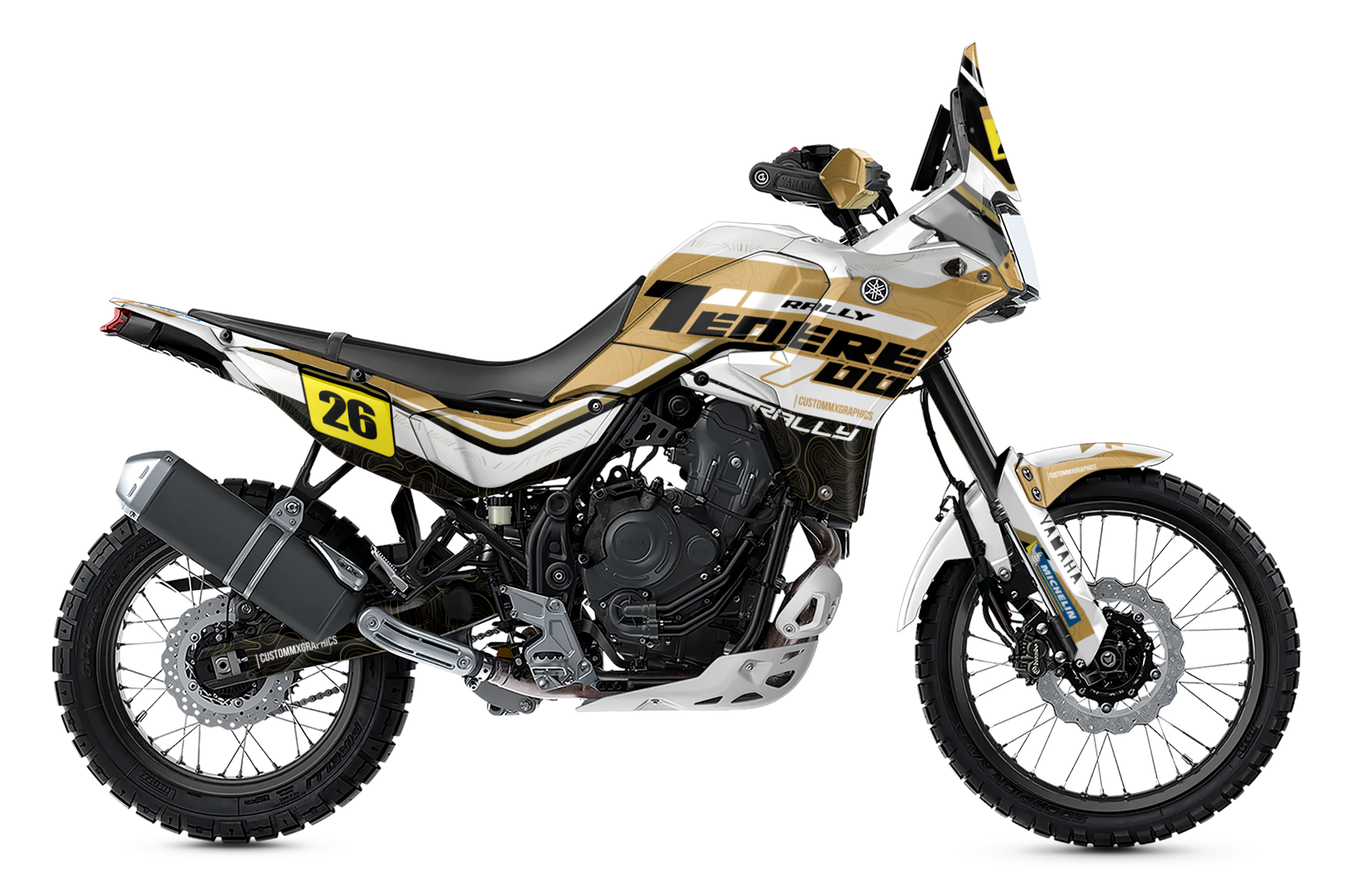 Topography Sand - Yamaha Tenere T7 / T700 Graphic kit (All years)