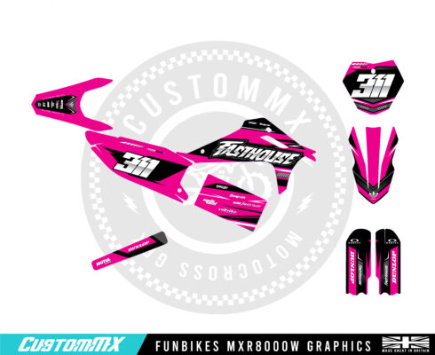 Havana (Magenta) Series - Funbikes MXR 8000 Graphics Kit