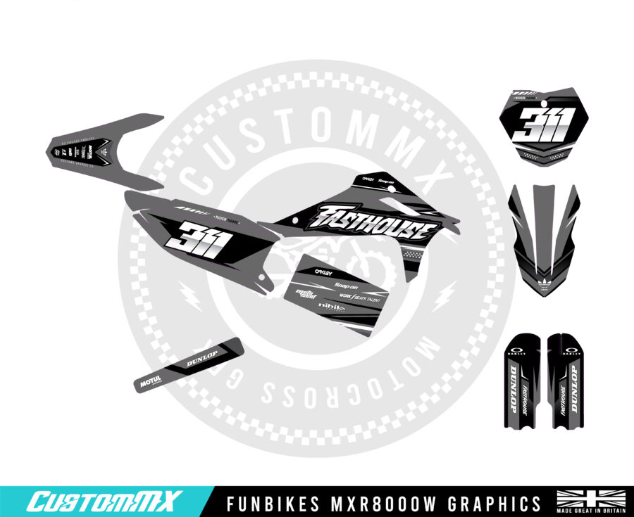Havana (Nardo) Series - Funbikes MXR 8000 Graphics Kit