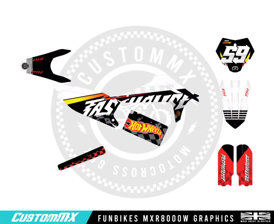 Outlaw Series - Funbikes MXR 8000 Graphics Kit